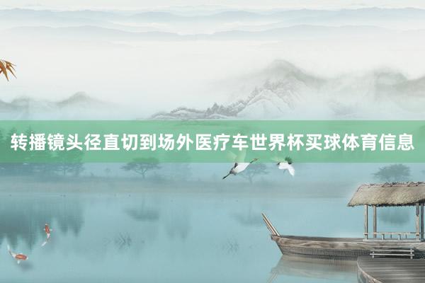转播镜头径直切到场外医疗车世界杯买球体育信息
