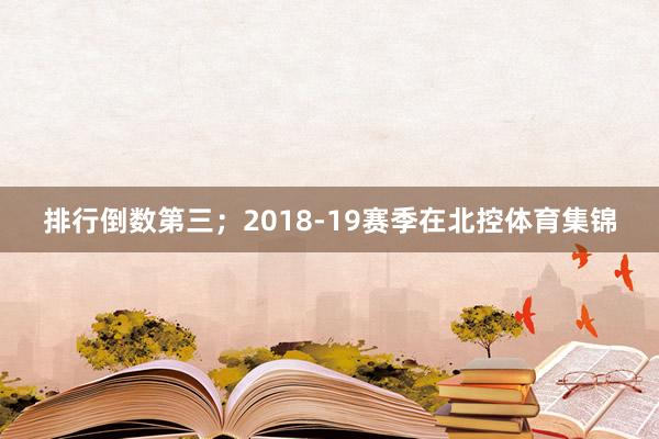 排行倒数第三；2018-19赛季在北控体育集锦