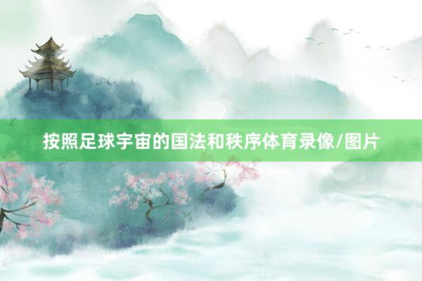 按照足球宇宙的国法和秩序体育录像/图片