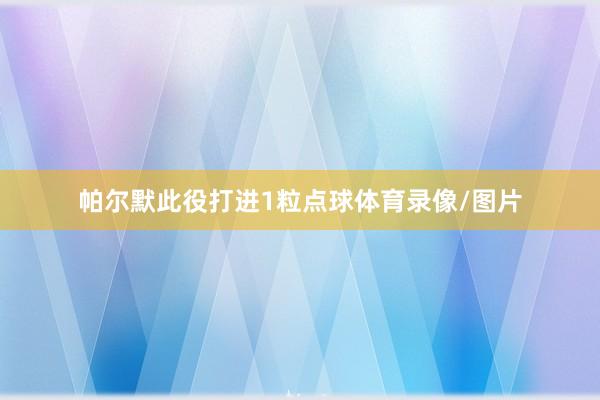 帕尔默此役打进1粒点球体育录像/图片