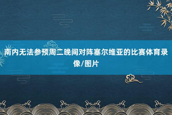 南内无法参预周二晚间对阵塞尔维亚的比赛体育录像/图片