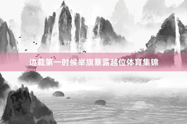 边裁第一时候举旗暴露越位体育集锦