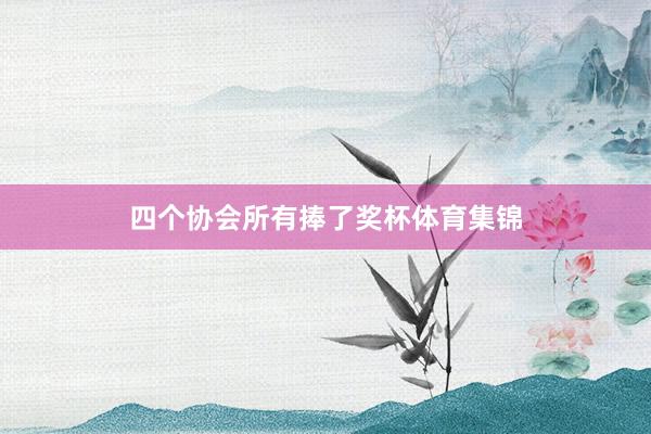 四个协会所有捧了奖杯体育集锦