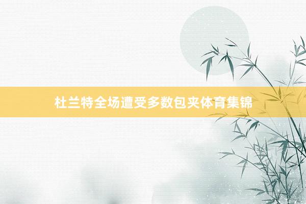 杜兰特全场遭受多数包夹体育集锦