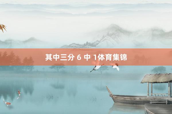 其中三分 6 中 1体育集锦