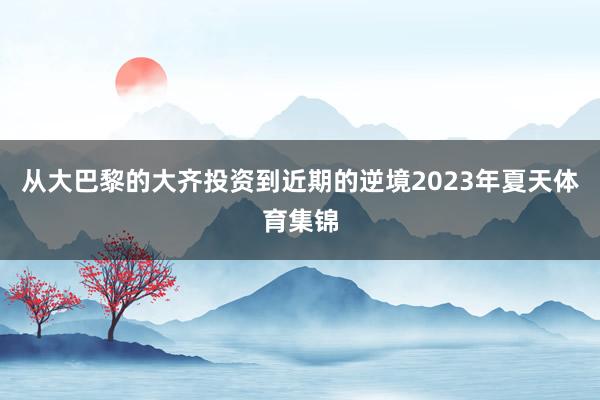 从大巴黎的大齐投资到近期的逆境2023年夏天体育集锦