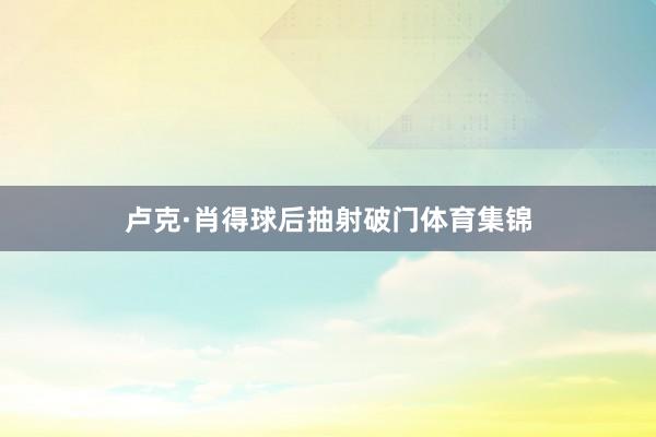 卢克·肖得球后抽射破门体育集锦